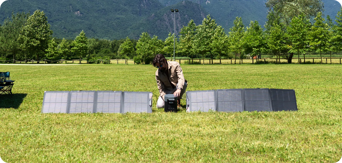 EcoFlow- DELTA 2 + (1) 110W Portable Solar Panel-DELTA2-110W