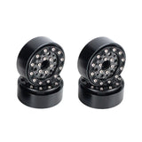 1.3" Beadlock Wheels (-.75 Offset)(Aluminum & Carbon Fiber)(Black)(4pcs)
