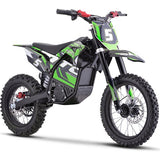 MotoTec 60v 2000w Pro Electric Dirt Bike Lithium...GREEN