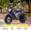 MotoTec 24v 250w (HP120E) Electric Powered Mini Bike...BLUE