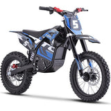 MotoTec 60v 2000w Pro Electric Dirt Bike Lithium...BLUE