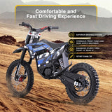 MotoTec 60v 2000w Pro Electric Dirt Bike Lithium...RED (HP115E)