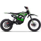 MotoTec 60v 2000w Pro Electric Dirt Bike Lithium...GREEN