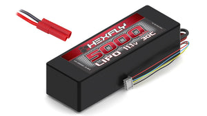 REDCAT RACING® Hexfly HX-500030C 3S BV2 LIPO Battery , 5000mAh 30c 3S 11.1V