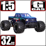 REDCAT RACING® RAMPAGE MT V3 1/5 SCALE GAS MONSTER TRUCK RC 1:5