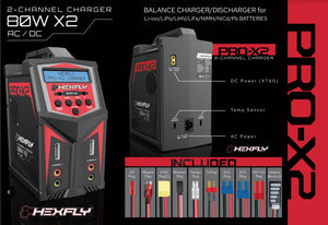 HEXFLY PRO X2 CHARGER