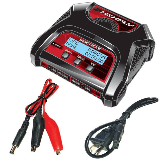 REDCAT RACING® HX-403 LiPo balancing Charger for 2S 3S 4S LiPo or LiFe batteries RC Truck Car